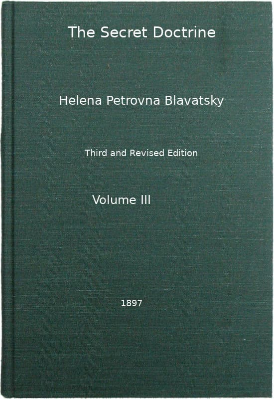 The Secret Doctrine, Vol. 3