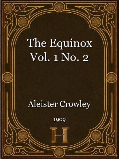 The Equinox Vol. 1 No. 2